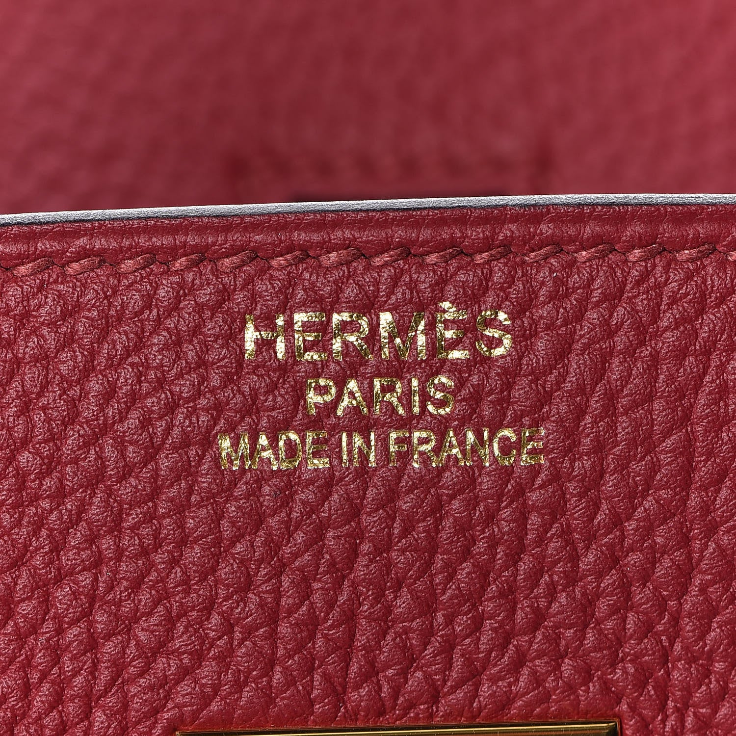 Hermes Togo Birkin 35 Rouge Grenat 16 of 34