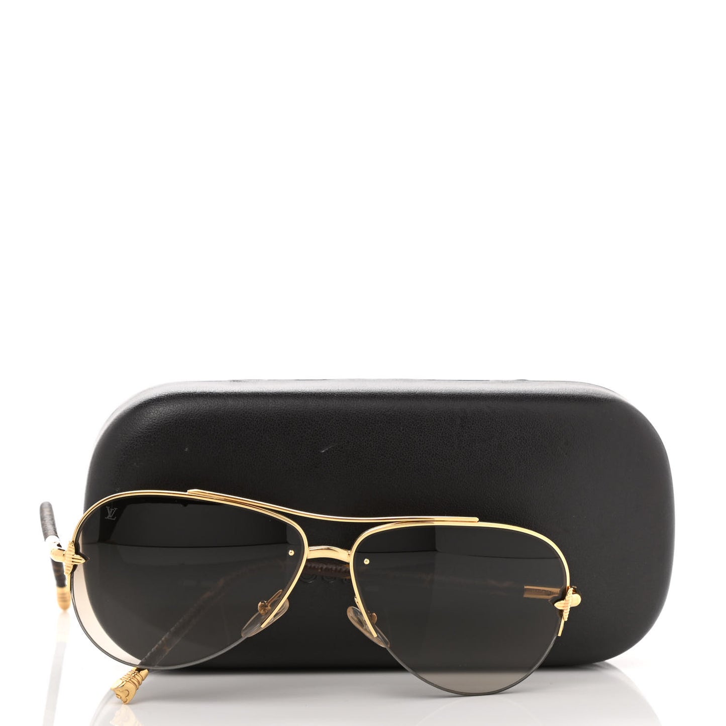 Monogram Petite Viola Pilote Aviator Sunglasses Z0571U Brown
