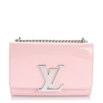 Louis Vuitton Patent Chain Louise MM Rose Ballerine 1 of 7