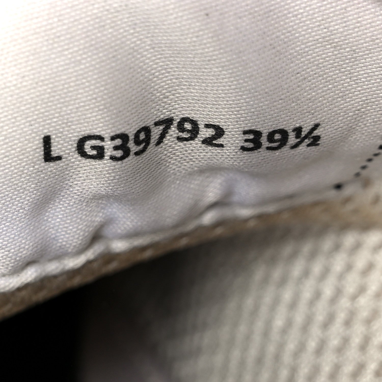 Chanel Fabric Laminated Calfskin Stretch CC Sneakers 39.5 White Gold Silver 9 of 10