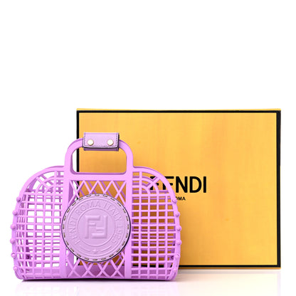 Fendi Recycled Plastic Vitello Liberty Matte Small Fendi Basket Violetta 15 of 15
