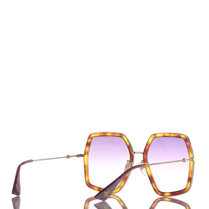 Gucci Square Frame GG0106S Sunglasses Tortoise 4 of 8