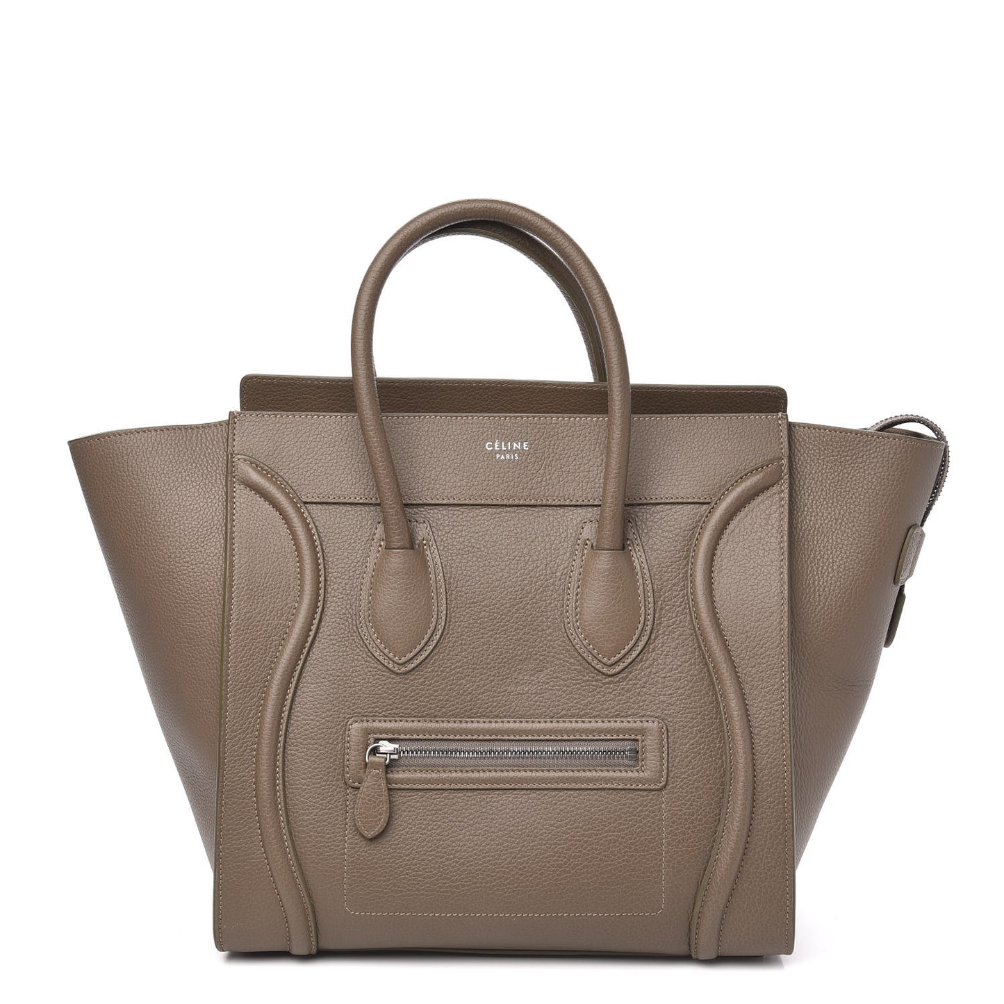 Drummed Calfskin Mini Luggage Dune