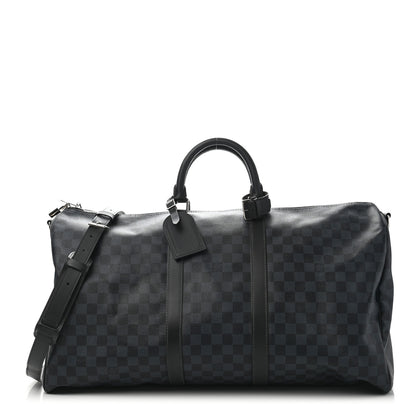 Louis Vuitton Damier Cobalt Keepall Bandouliere 55 1 of 10