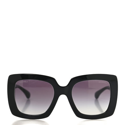 Chanel Acetate Calfskin Square Sunglasses 5474-Q-A Black 2 of 7