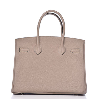 Hermes Togo Birkin 30 Gris Tourterelle 17 of 32