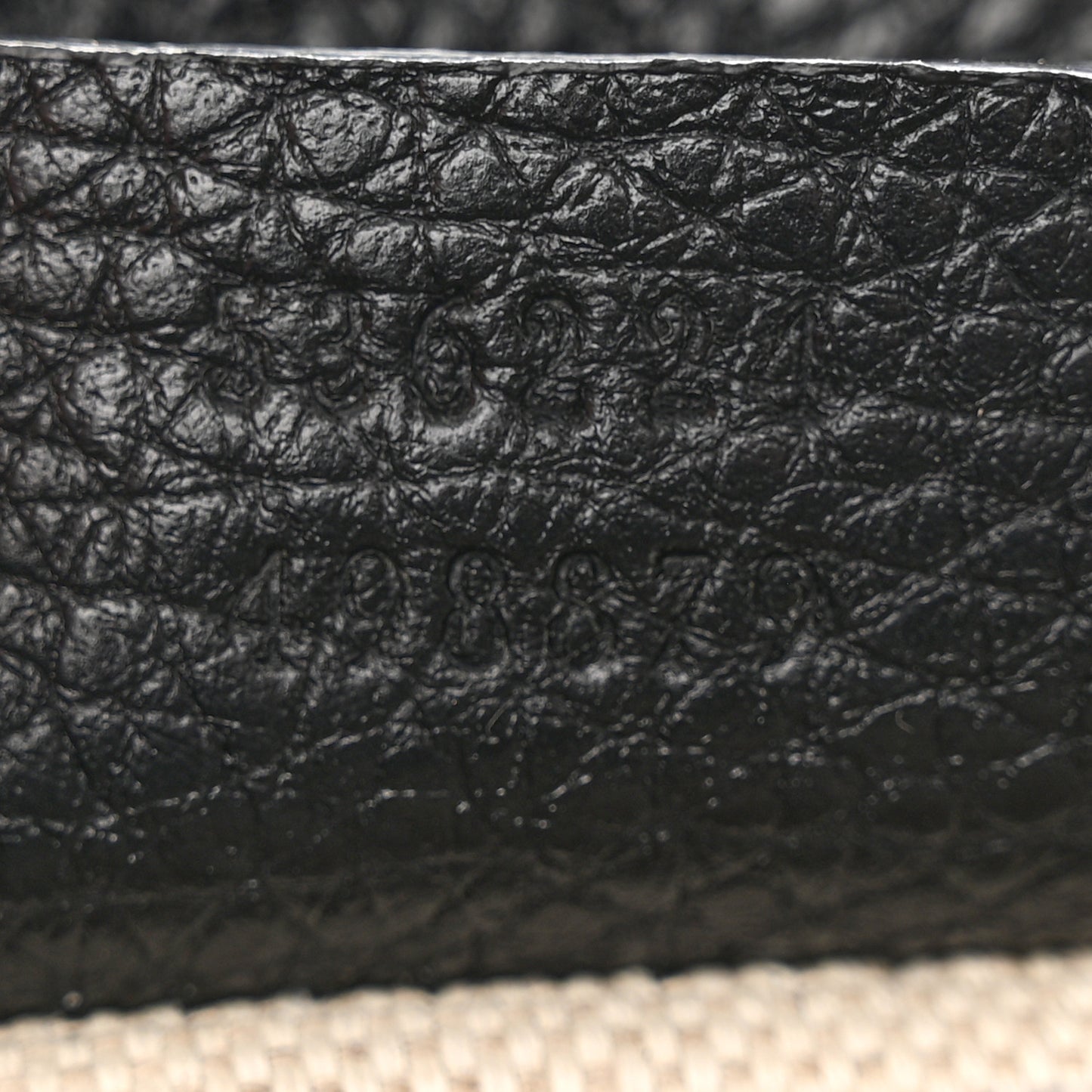Pebbled Calfskin Medium Soho Flap Crossbody Black
