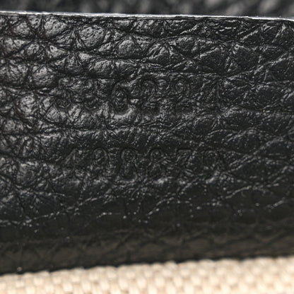 Gucci Pebbled Calfskin Medium Soho Flap Crossbody Black 7 of 13