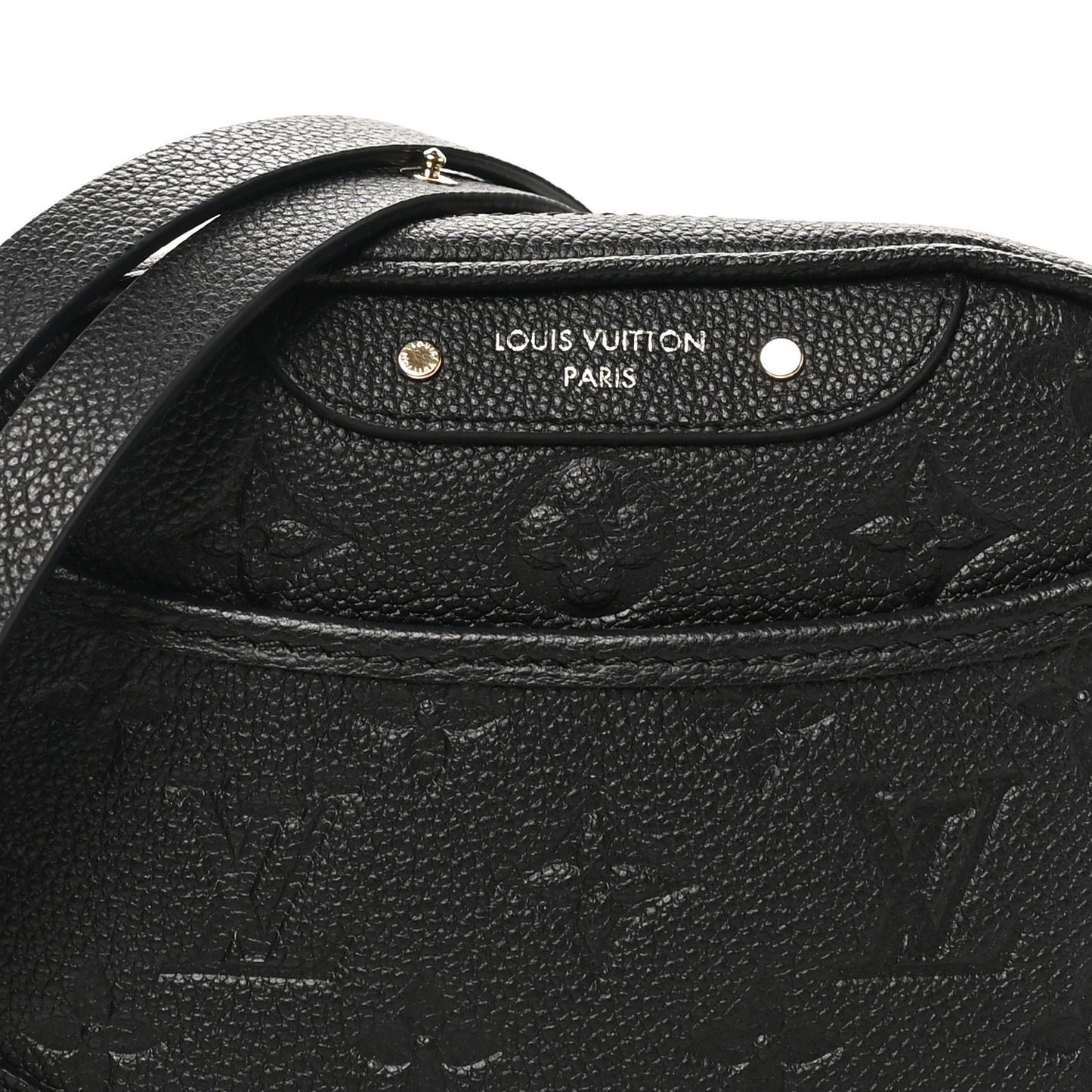 Empreinte Monogram Tiny Camera Bag Black