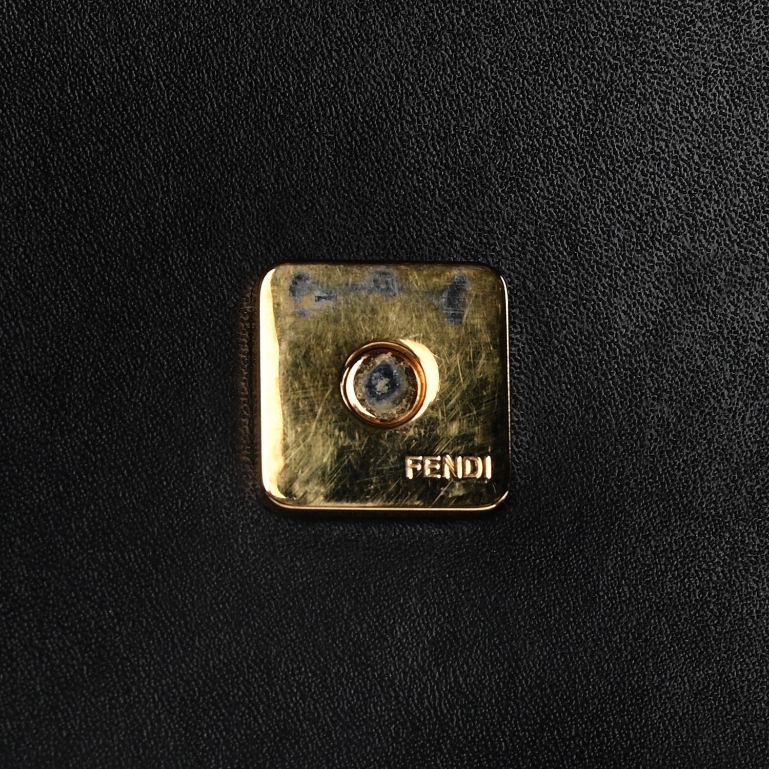 Fendi Vitello Liberty Lucido F is Fendi Medium Envelope Wallet on Chain Black 14 of 16