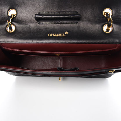 Chanel Lambskin Quilted Medium Single Flap Black 6 of 14