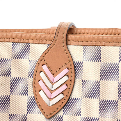Louis Vuitton Damier Azur Braided Neverfull MM Orange 20 of 27