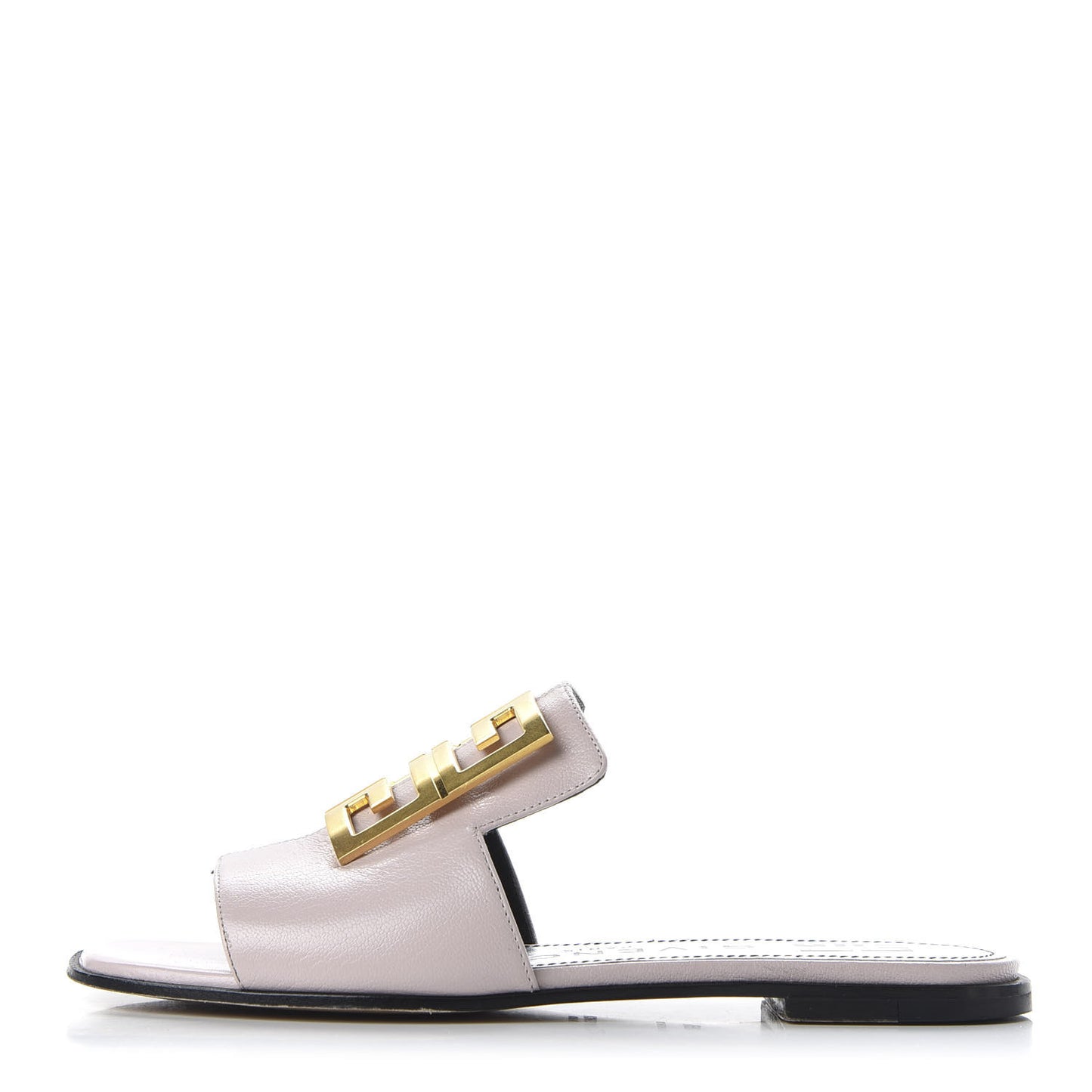 Goatskin 4G Flat Sandals 35.5 Pink