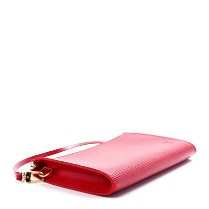 Louis Vuitton Epi Pochette Accessories 24 Castillan Red 4 of 10