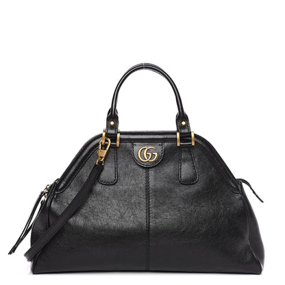 Gucci Calfskin Medium Re(Belle) Top Handle Bag Black 1 of 9