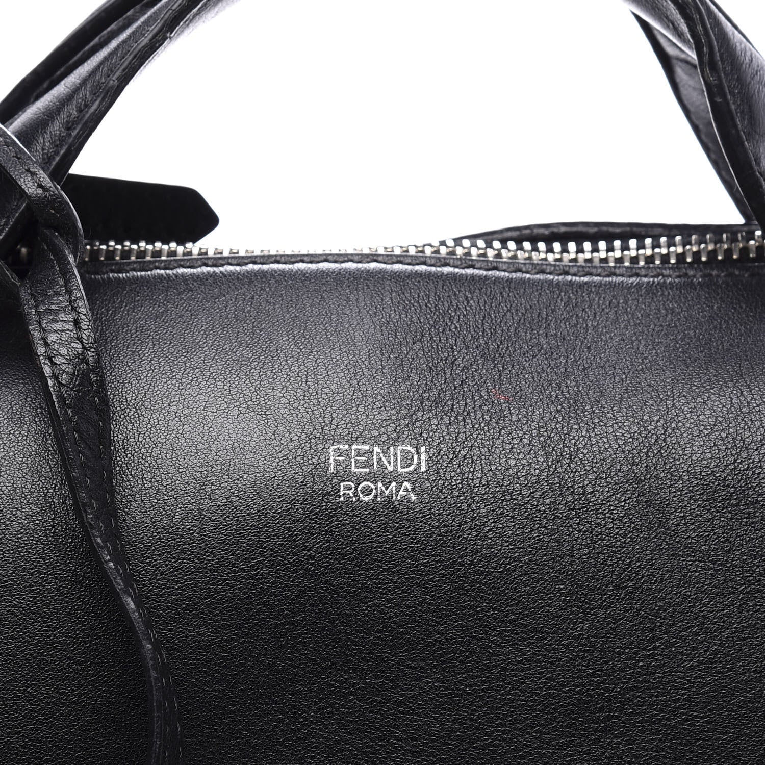 Fendi Vitello Dolce Large By The Way Boston Bag Black 10 of 10