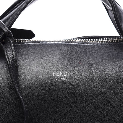Fendi Vitello Dolce Large By The Way Boston Bag Black 10 of 10