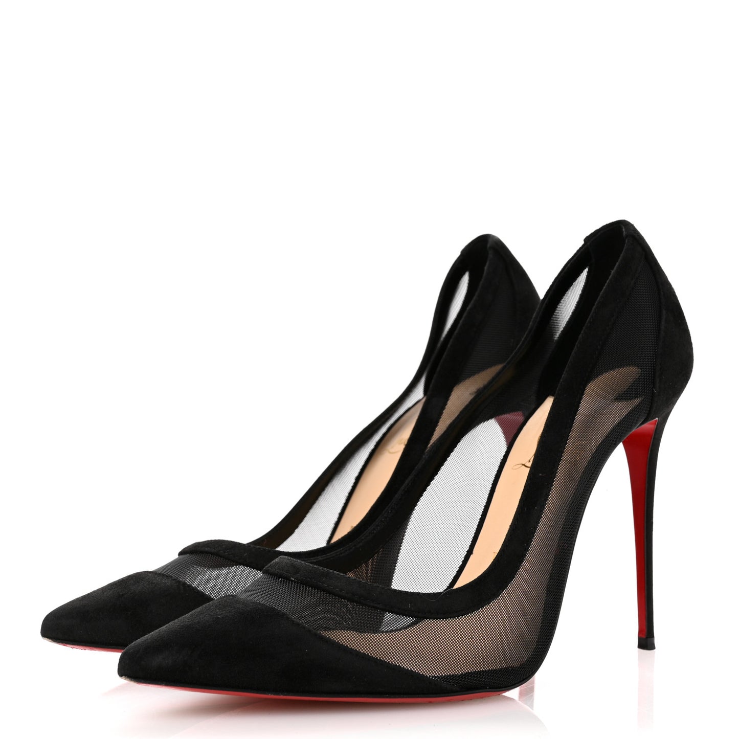 Veau Velours Rete Galativi 100 Pumps 40.5 Black