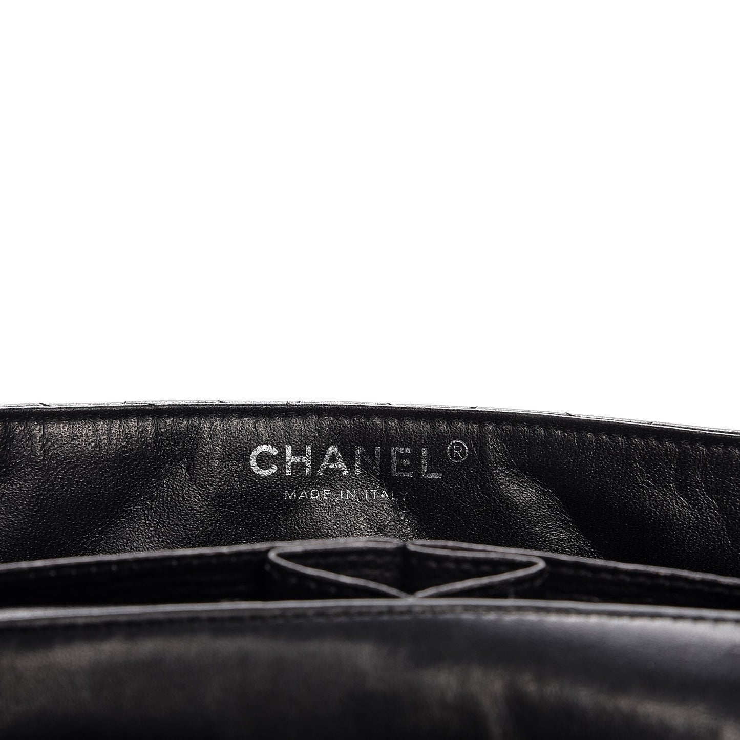 Lambskin Quilted East West Flap Black