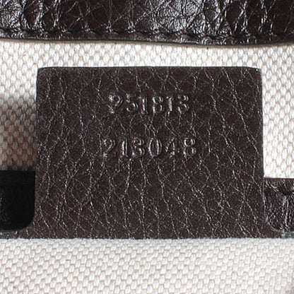Gucci Diamante Cellarius Calfskin Medium 1973 Top Handle Bag Beige Ebony Cocoa 7 of 7