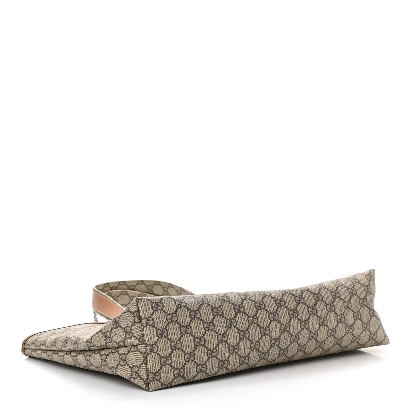 GG Plus Monogram Medium Signature Web Loop Tote Brown