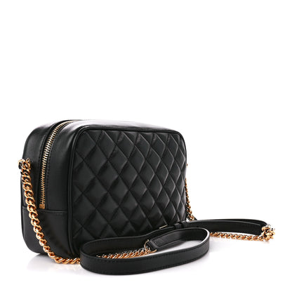 Versace Nappa Quilted Medium Medusa Camera Bag Black 3 of 10
