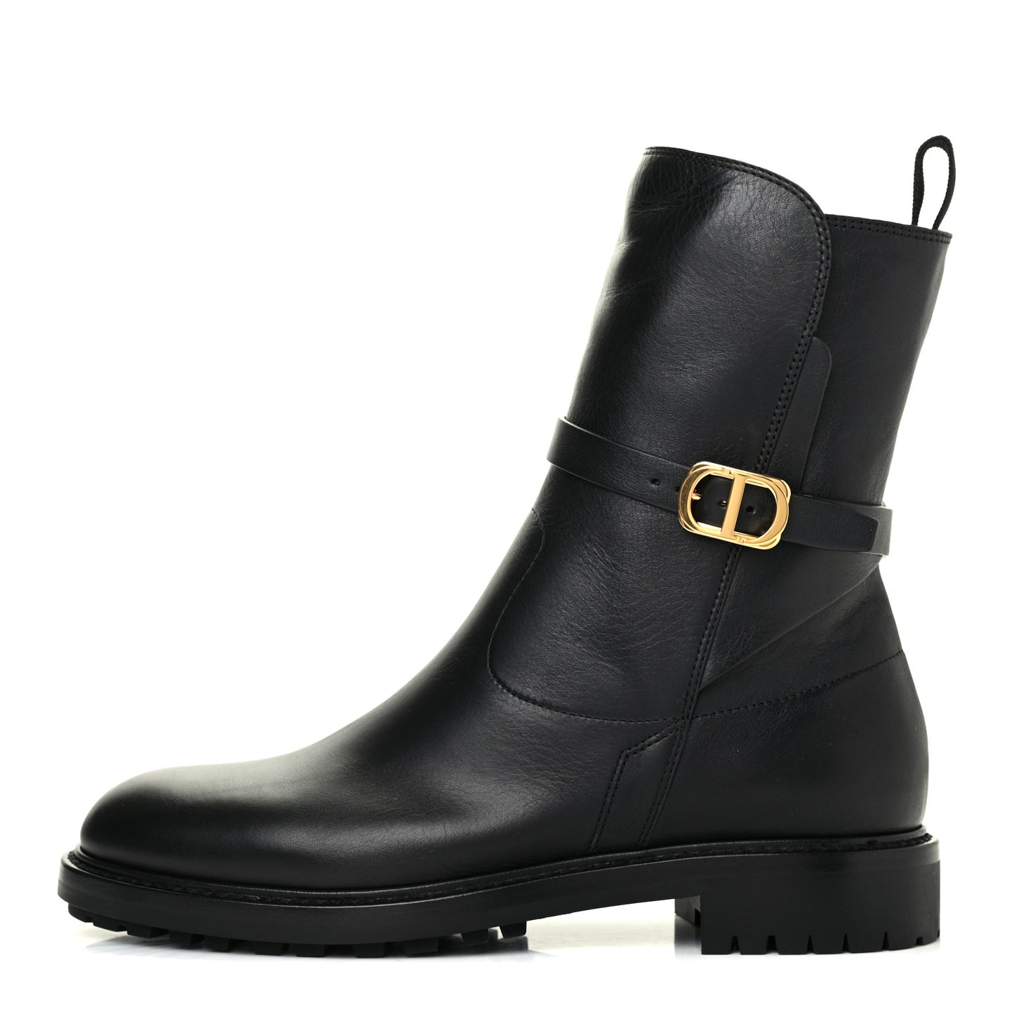 Calfskin Empreinte Ankle Boot 38 Black