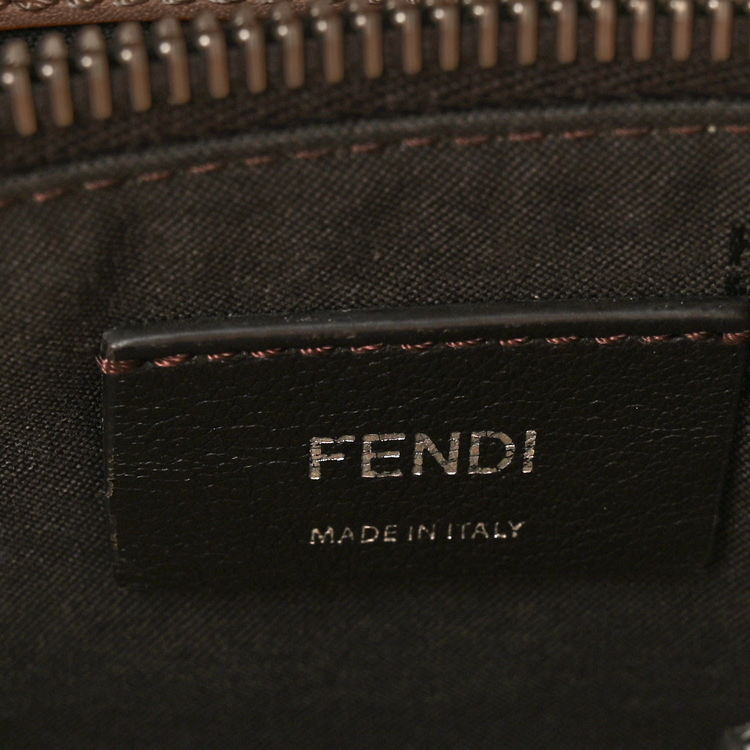 Fendi Vitello Dolce Scalloped Studded Medium By The Way Boston Bag Plaster 7 of 14