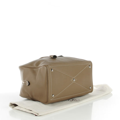 Hermes Taurillon Clemence Victoria II Travel 43 Etoupe 6 of 11