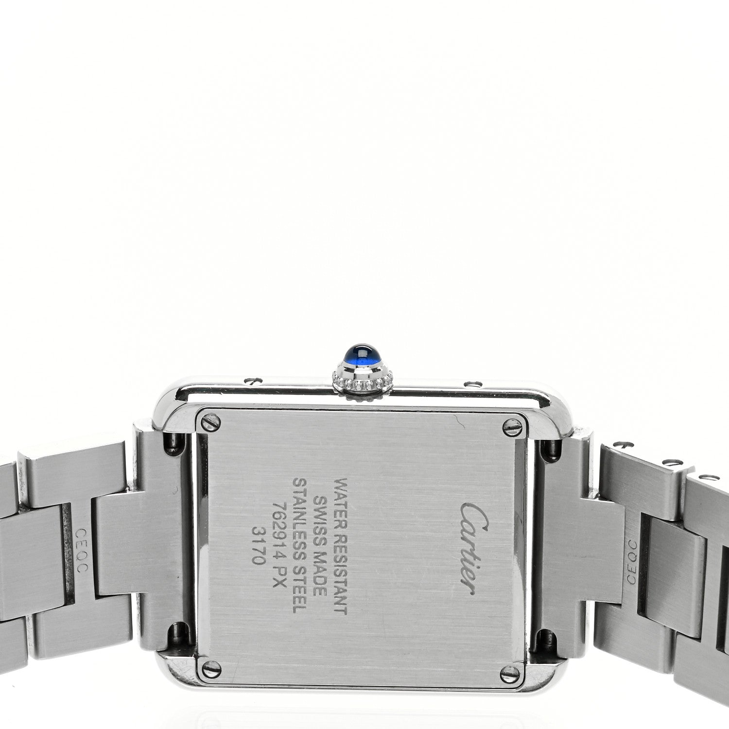Cartier Stainless Steel 24mm Tank Solo Quartz Watch 4 of 4