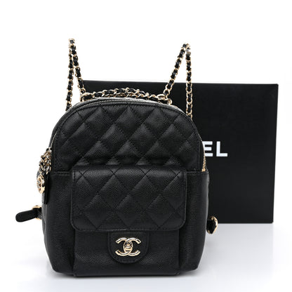 Chanel Caviar Quilted Small CC Day Backpack Black 11 of 11