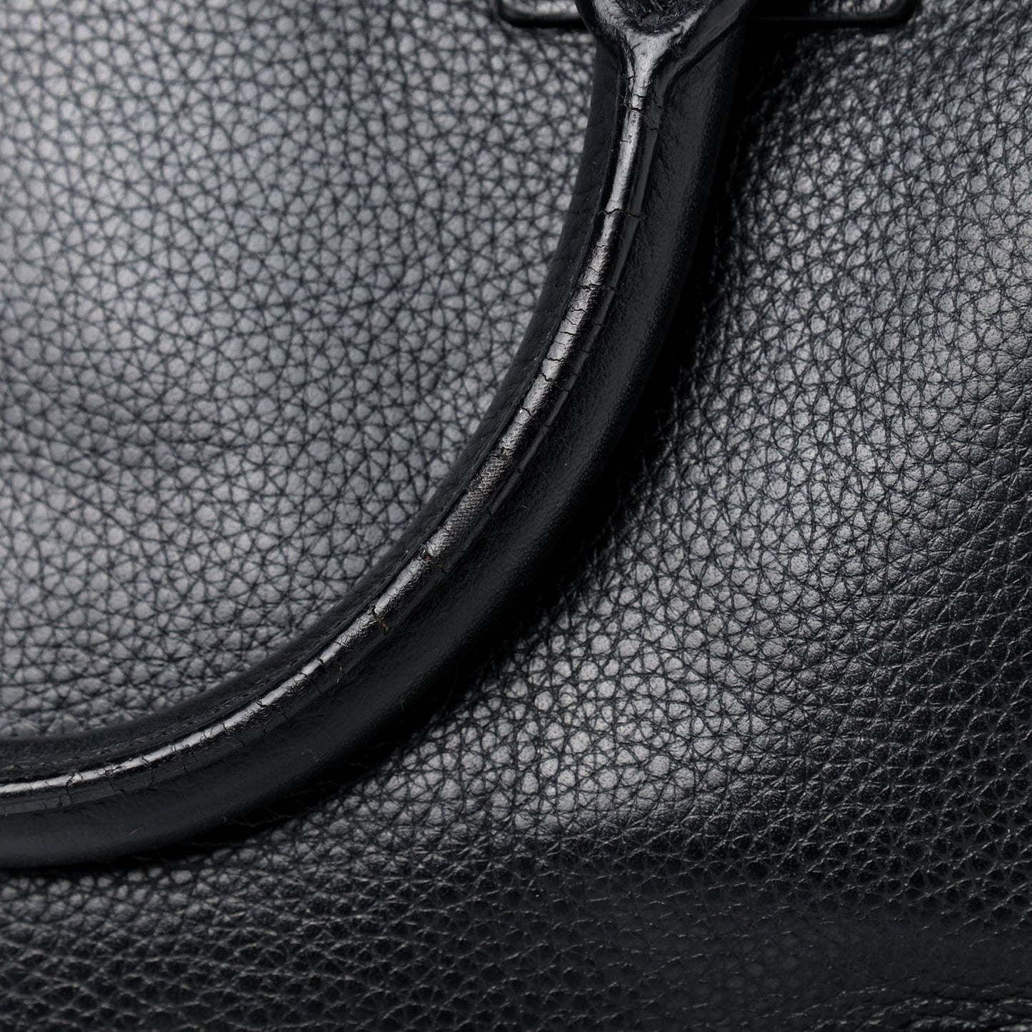 Grained Calfskin Cruz Tote Black