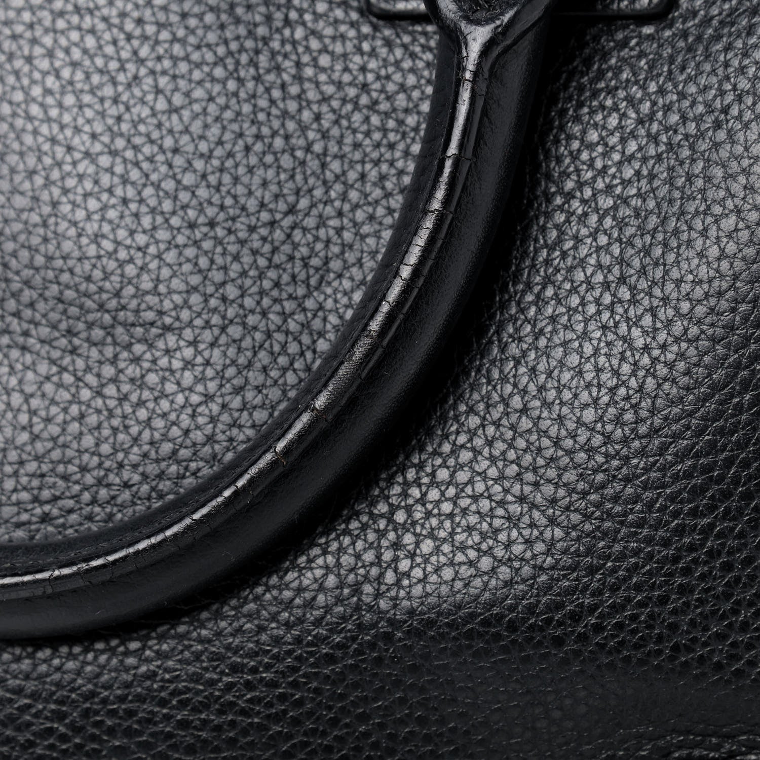 Loewe Grained Calfskin Cruz Tote Black 10 of 11