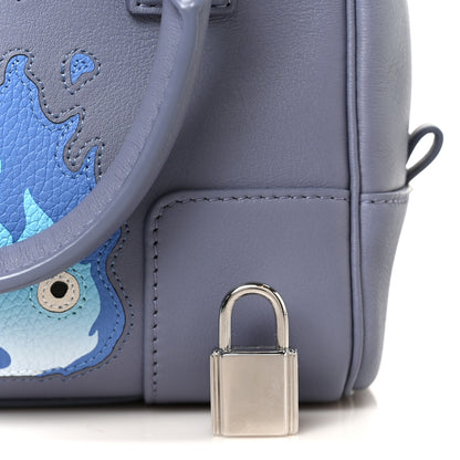 Loewe X HOWLS MOVING CASTLE Satin Calfskin Calcifer Amazona 16 Blueberry 8 of 12