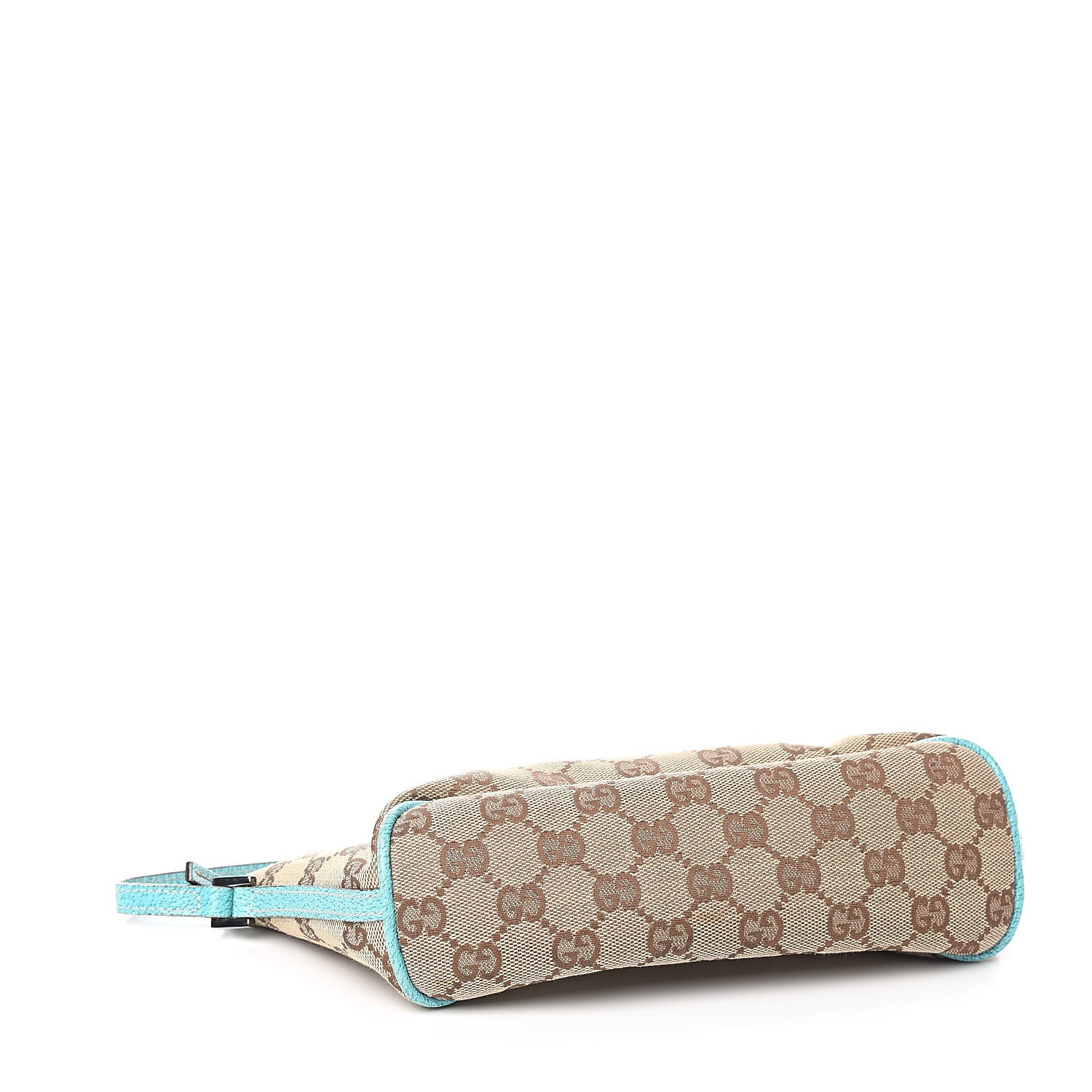 Gucci Monogram Boat Pochette Teal 4 of 10