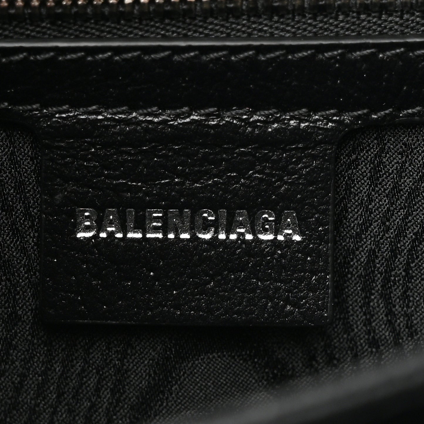 X BALENCIAGA BB Supreme Monogram Web Small Top Handle Bag Black