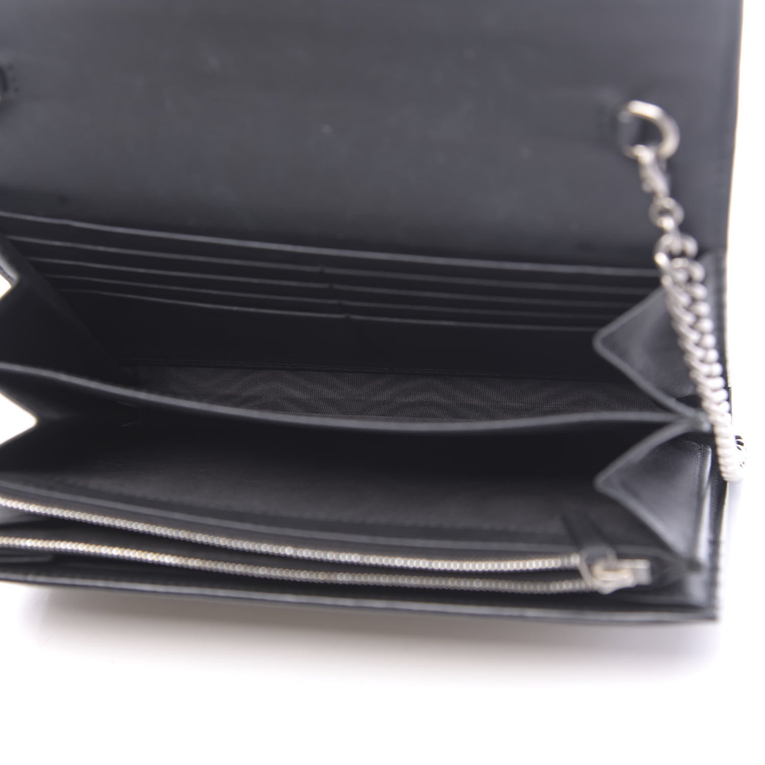 Gucci GG Supreme Monogram Mini Dionysus Chain Wallet Beige Black 5 of 13