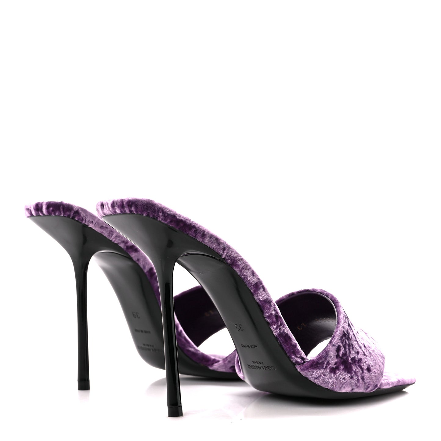 Velvet Baliqua 105 Mule Sandals 39 Malva