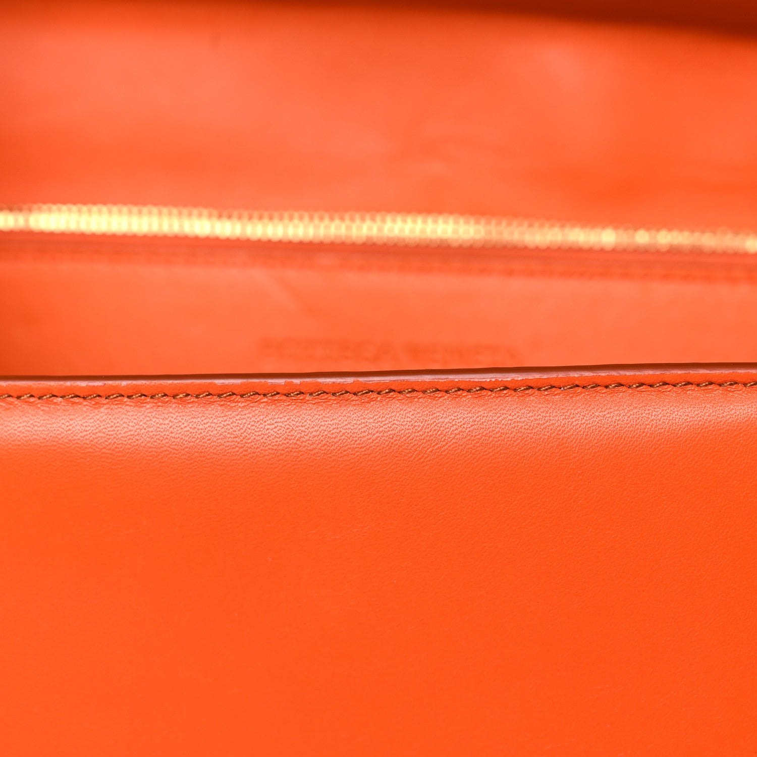 Bottega Veneta Spazzolato Calfskin Classic BV Classic Bag Orange 11 of 13