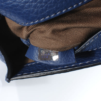 Chloe Calfskin Mini Marcie Round Crossbody Bag Royal Navy 6 of 8