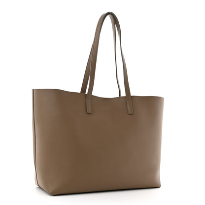 Saint Laurent Calfskin Large Shopping Tote Dark Beige 3 of 10