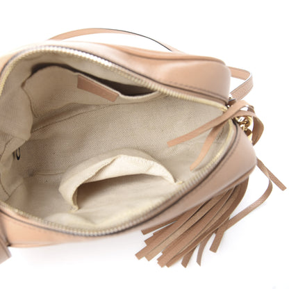 Gucci Pebbled Calfskin Small Soho Disco Bag Camelia 4 of 13