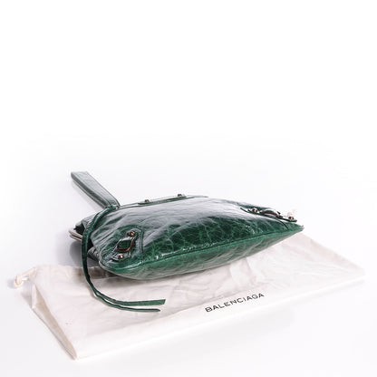 Balenciaga Chevre Small Aumonière Wristlet Emeraude 6 of 11