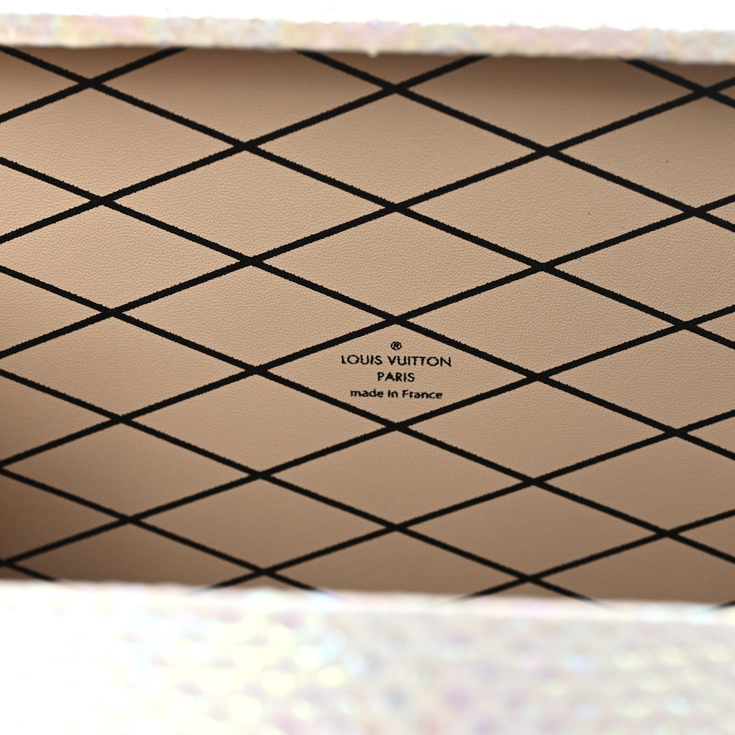 Louis Vuitton Karung Petite Malle White Petrol 6 of 10