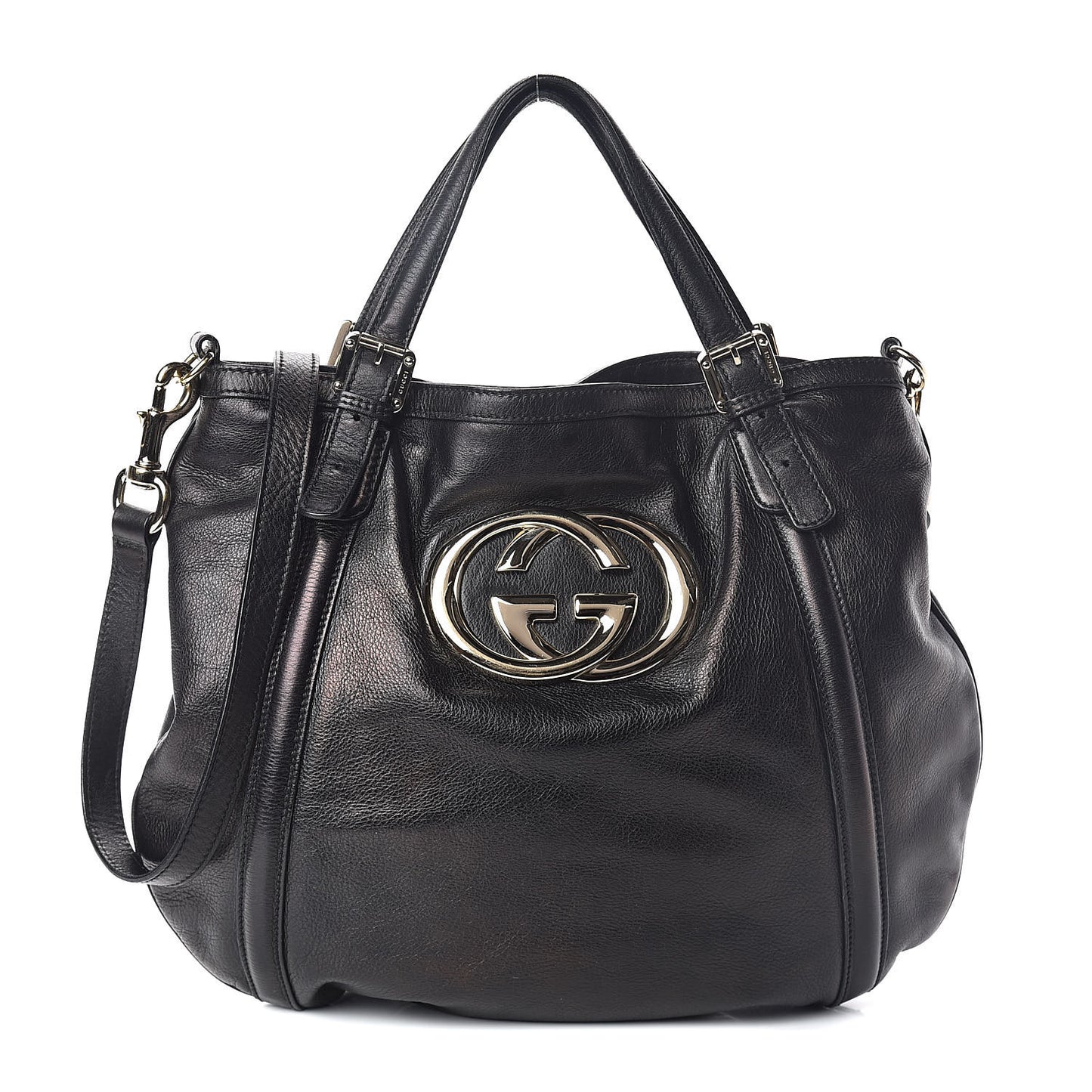 Calfskin Medium Britt Tote Black