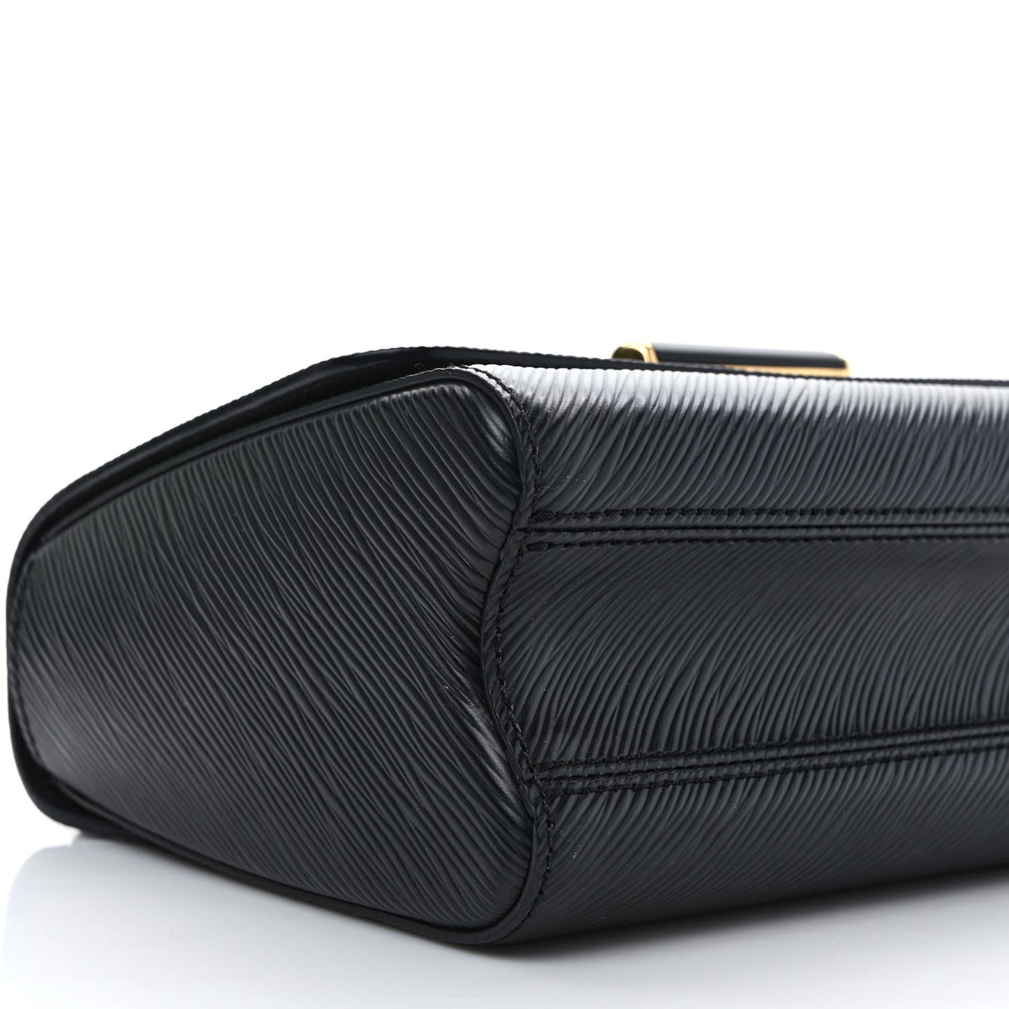Epi Twist Shoulder Bag MM Matte Black Gold