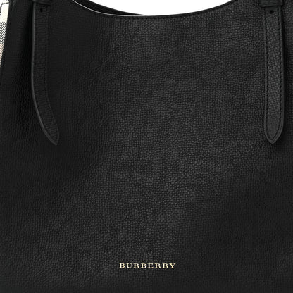 Burberry Grainy Calfskin House Check Small Canterbury Black 8 of 10
