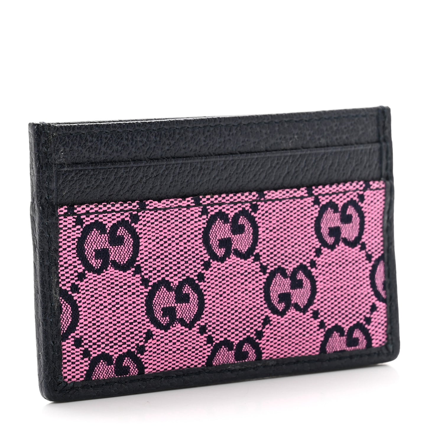 Monogram Multicolor Retro Interlocking G Card Holder Pink Blue