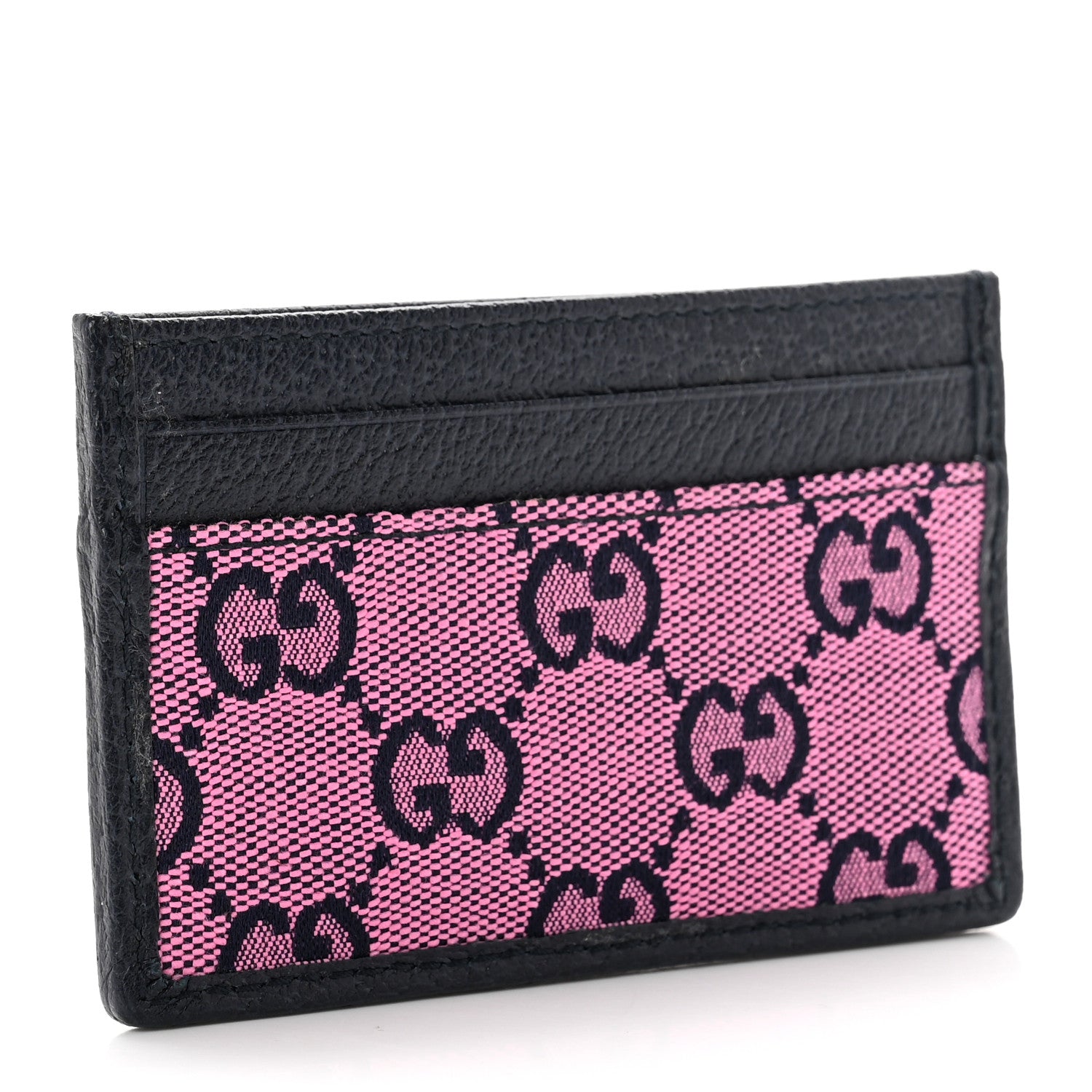 Gucci Monogram Multicolor Retro Interlocking G Card Holder Pink Blue 3 of 7