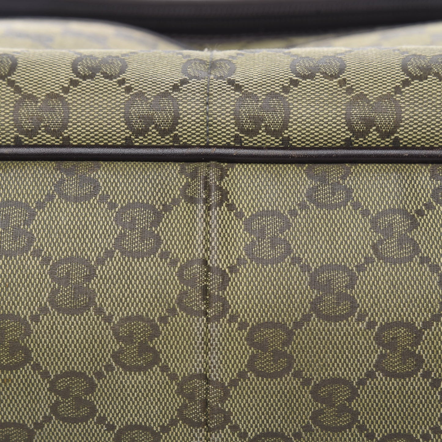 Monogram Large Diaper Bag Dark Brown